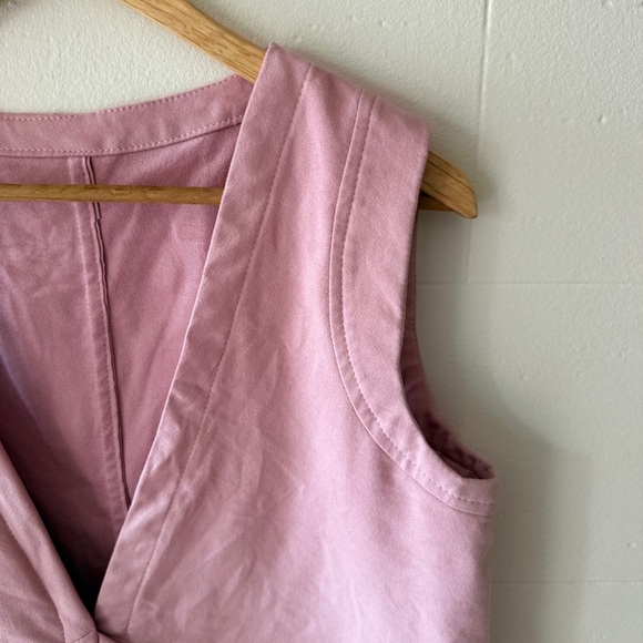 Handmade Suede-Effect Vest - Picture 5 of 5